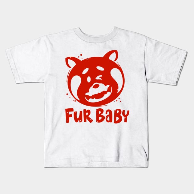 Fur Baby Kids T-Shirt by CoDDesigns